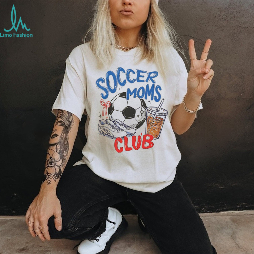 Soccer Moms Club Retro Graphic Heavyweight Comfort T Shirt