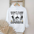 Softball Is Expensive Funny Pole Dancer Silhouette T Shirt