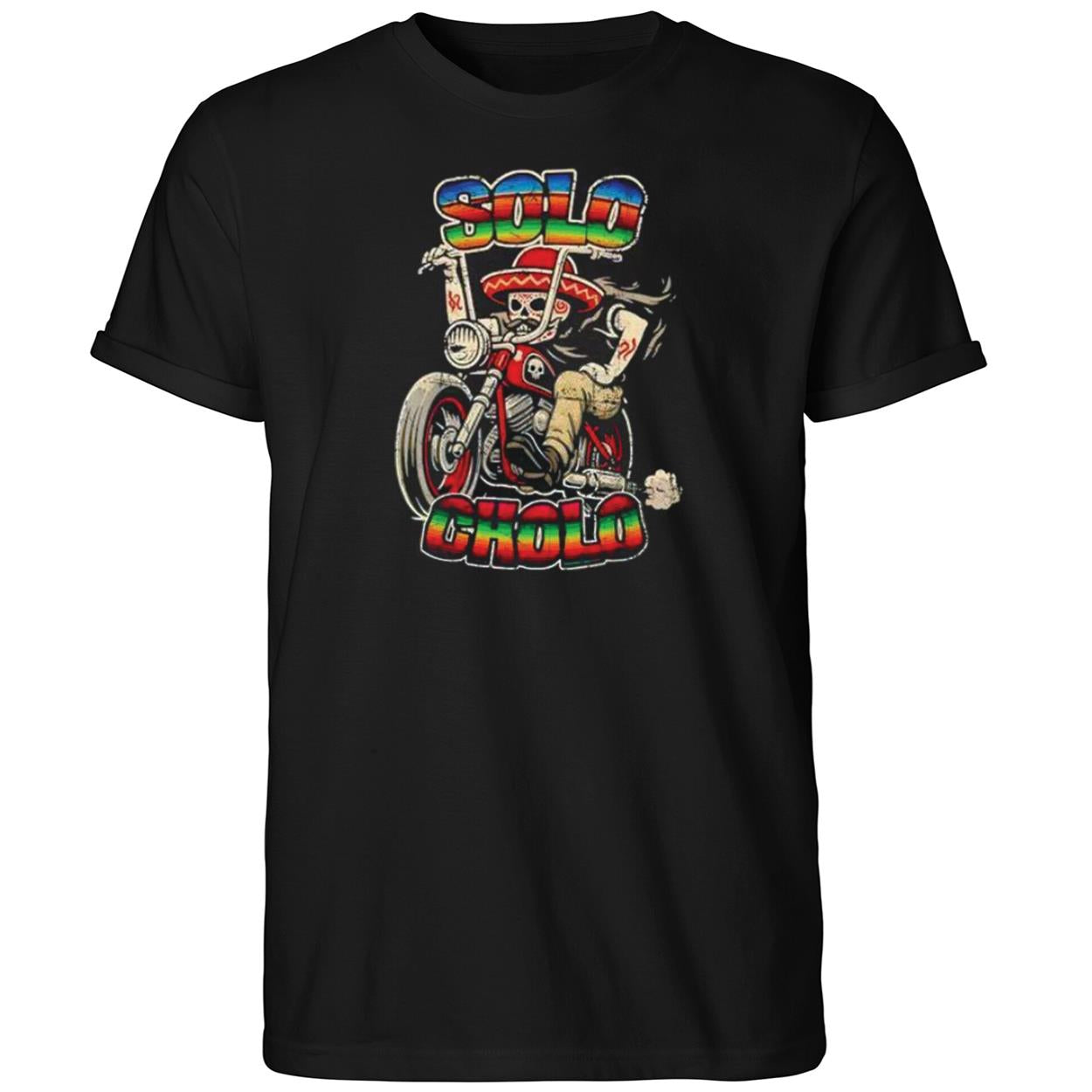 Solo Cholo Biker Skeleton Shirt