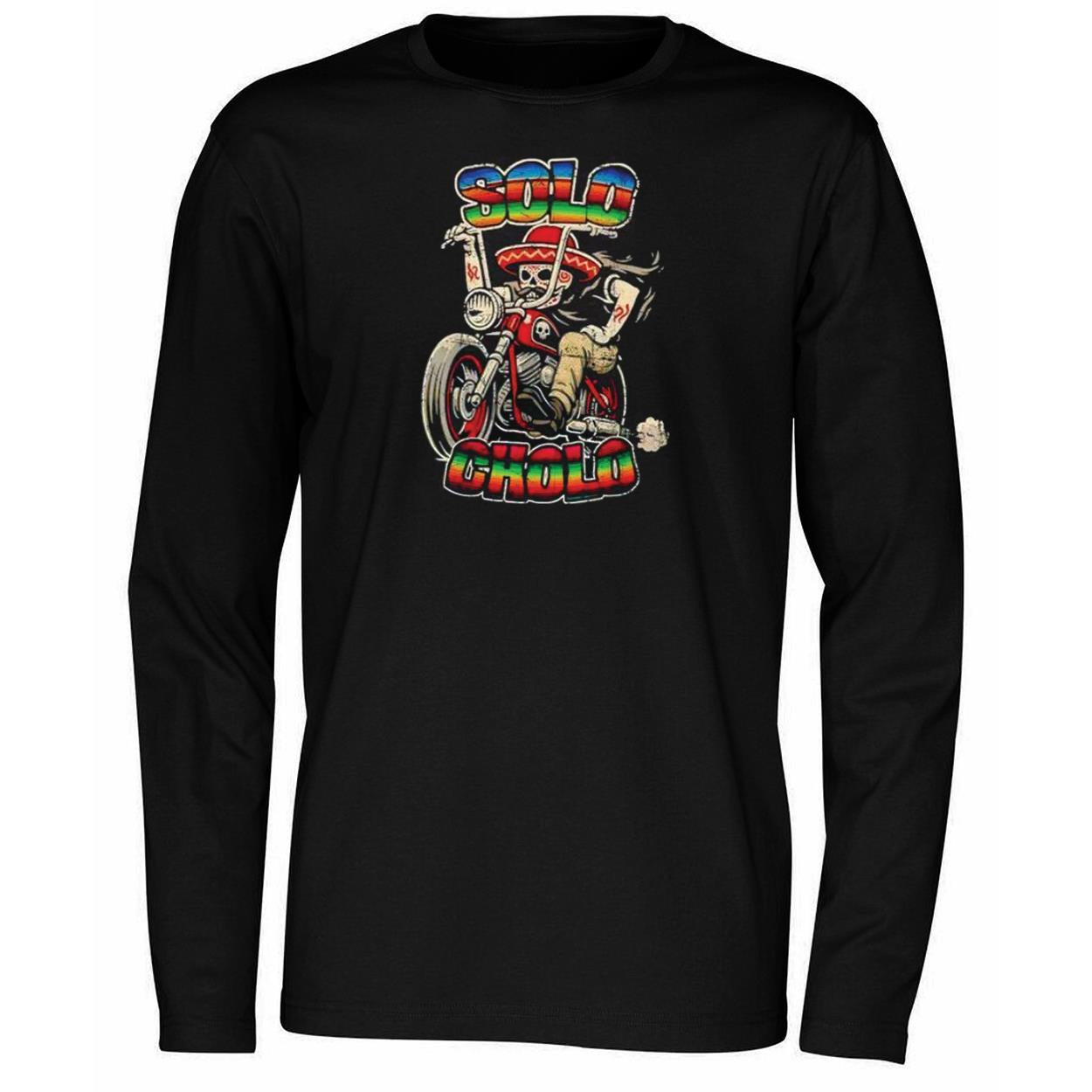 Solo Cholo Biker Skeleton Shirt