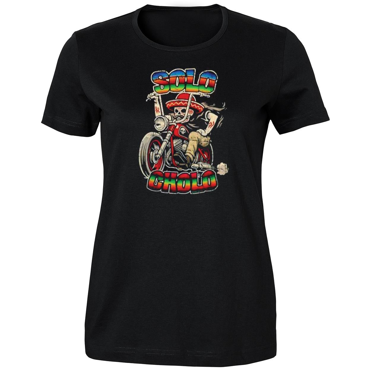 Solo Cholo Biker Skeleton Shirt