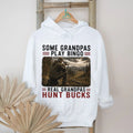 Some Grandpas Play Bingo Real Grandpas Hunt Bucks Hunting Vintage Men Father Day Shirt