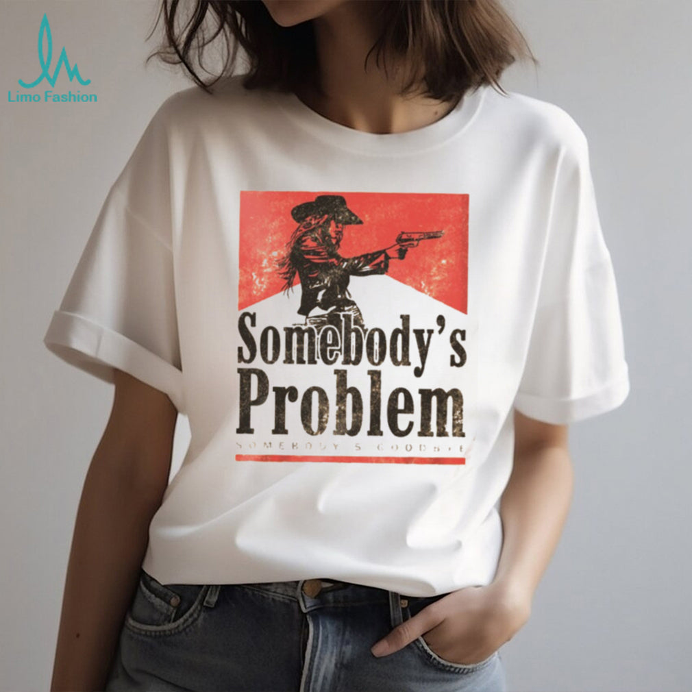 Somebody’s Problem Retro Cowboy Western Marlboro Aesthetic T Shirt