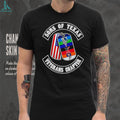 Sons Of Texas Veterans Chapter USA Flag Dog Tags T Shirt