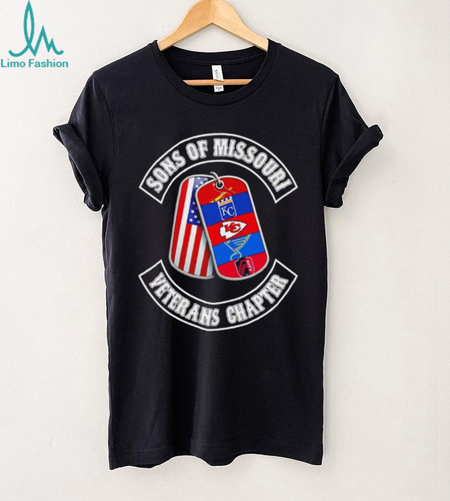 Sons of Missouri Veterans Chapter T Shirt Missouri Sports Teams Dog Tags T Shirt