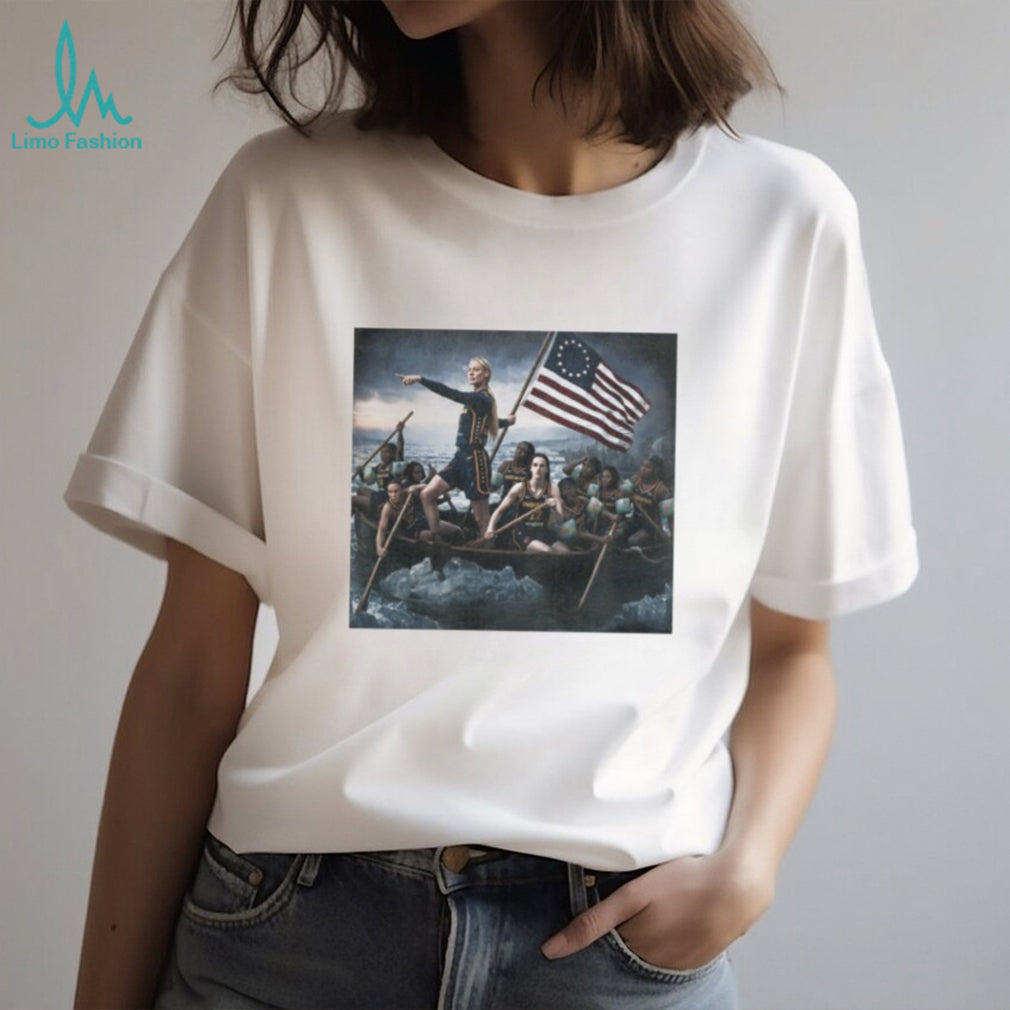 Sophie Cunningham Caitlin Clark Crossing The Delaware Indiana Fever Basketball shirt
