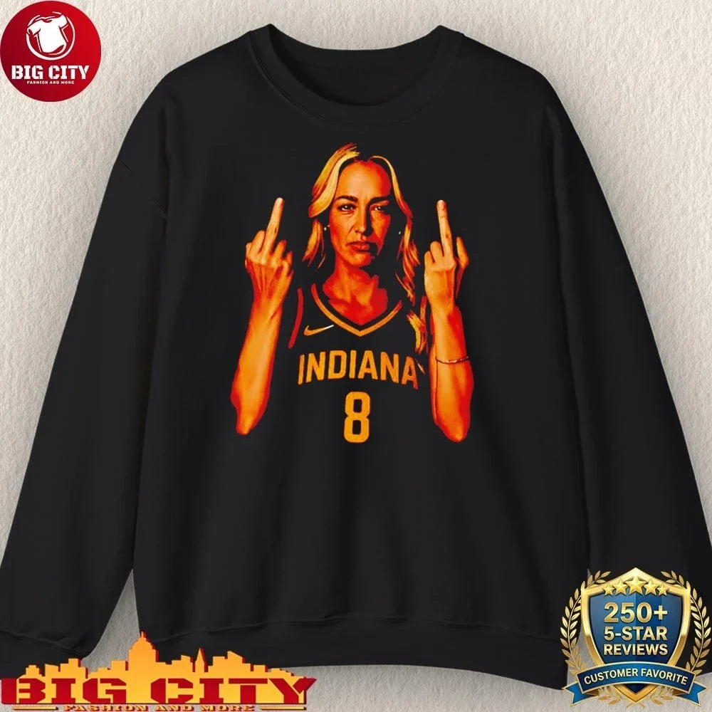 Sophie Cunningham Indiana Fever middle finger Flipping the Bird shirt