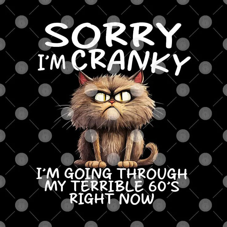 Sorry I’m Cranky I’m Going Through My Terrible 60’s Right Now T Shirt
