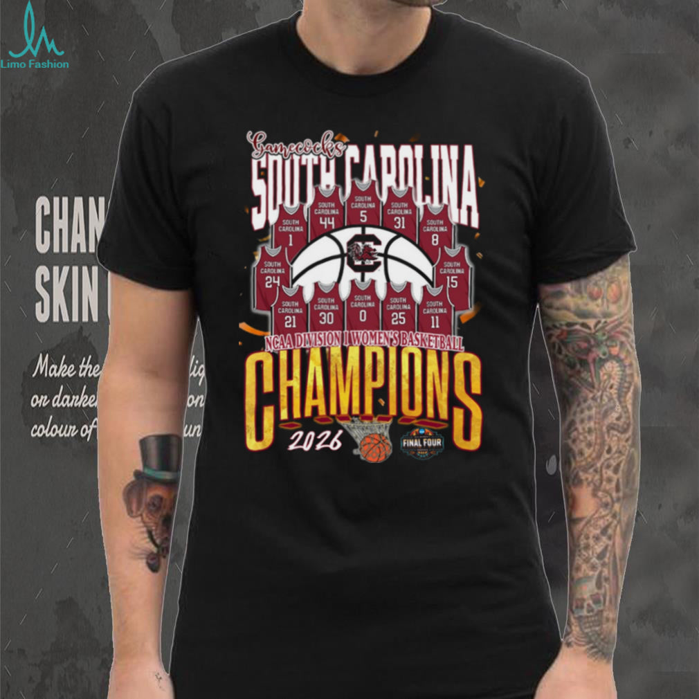 South Carolina Gamecocks 2026 NCAA Women’s Basketball National Champions T Shirt