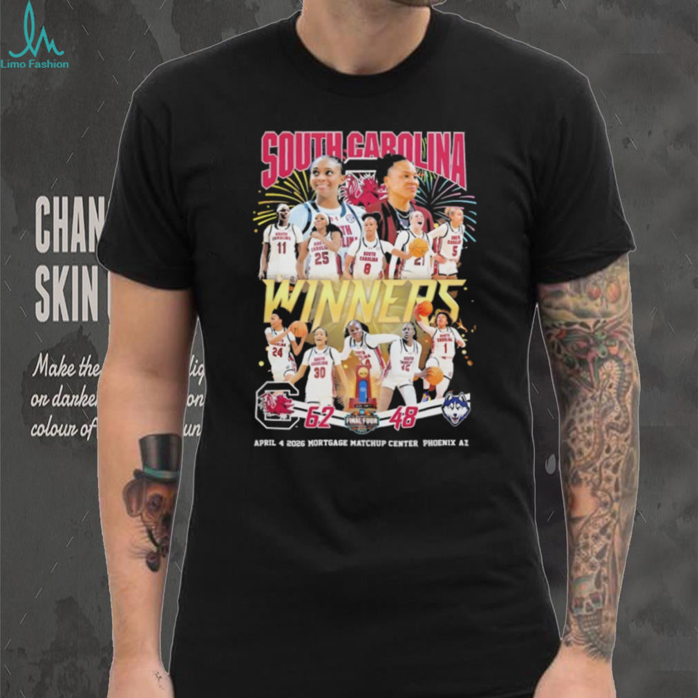 South Carolina Gamecocks Women’s Basketball 2026 National Winners Championship T Shirt