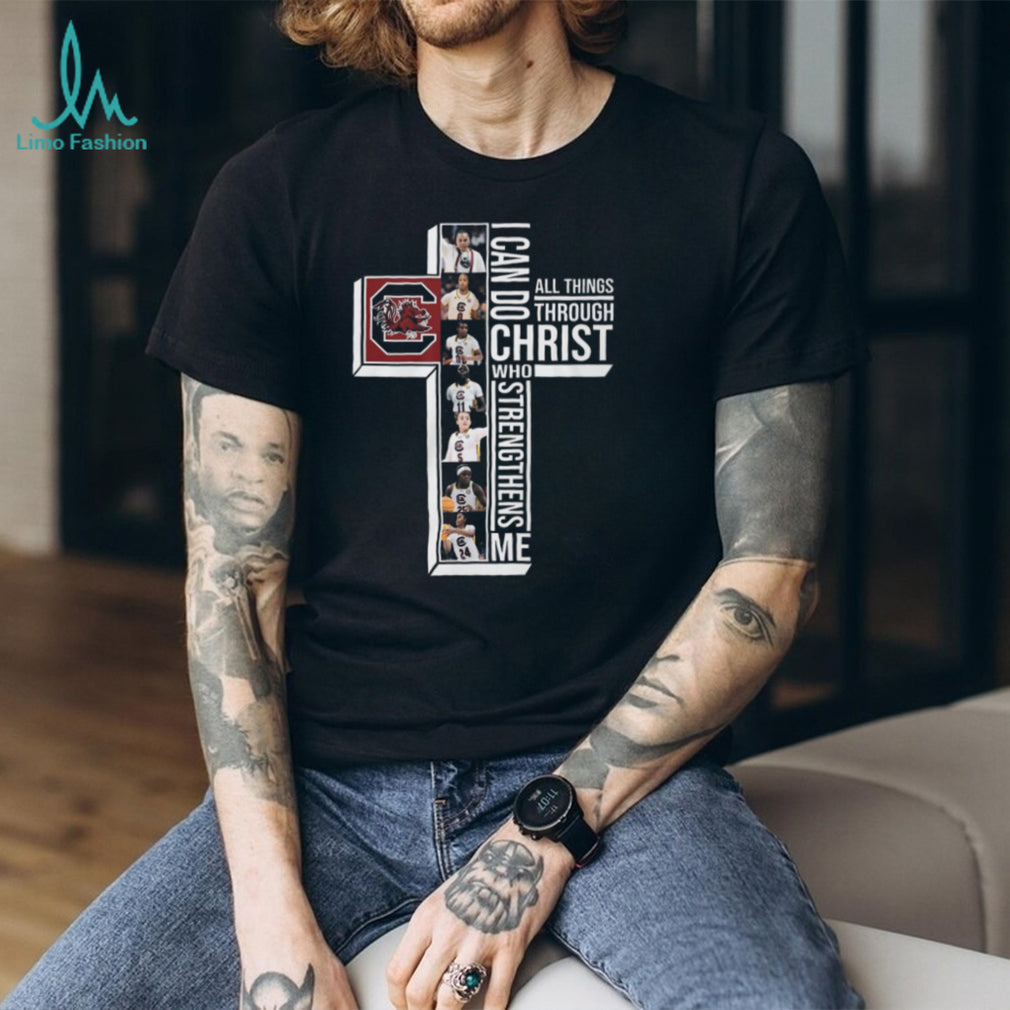 South Carolina Gamecocks Women’s Basketball Christ Cross Religious Sports T shirt