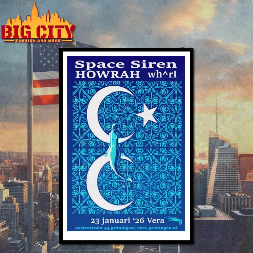 Space Siren Groningen Netherlands 1_23_2026 Poster Shirt