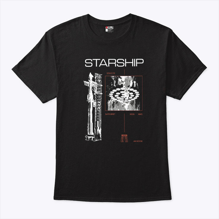 SpaceX Starship T Shirt