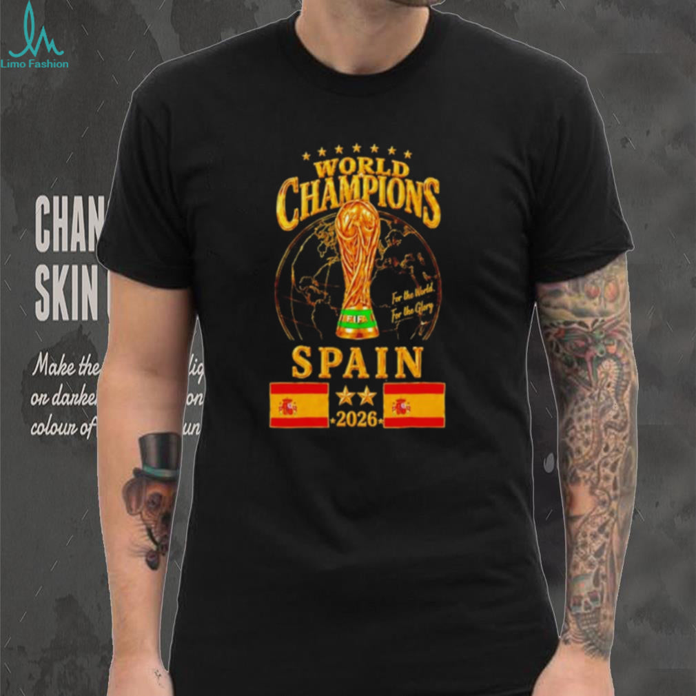 Spain 2026 World Champions World Cup Shirt