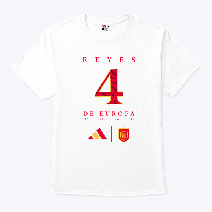 Spain Euro Winner Reyes 4 De Europa Euro 2024 Champions T Shirt