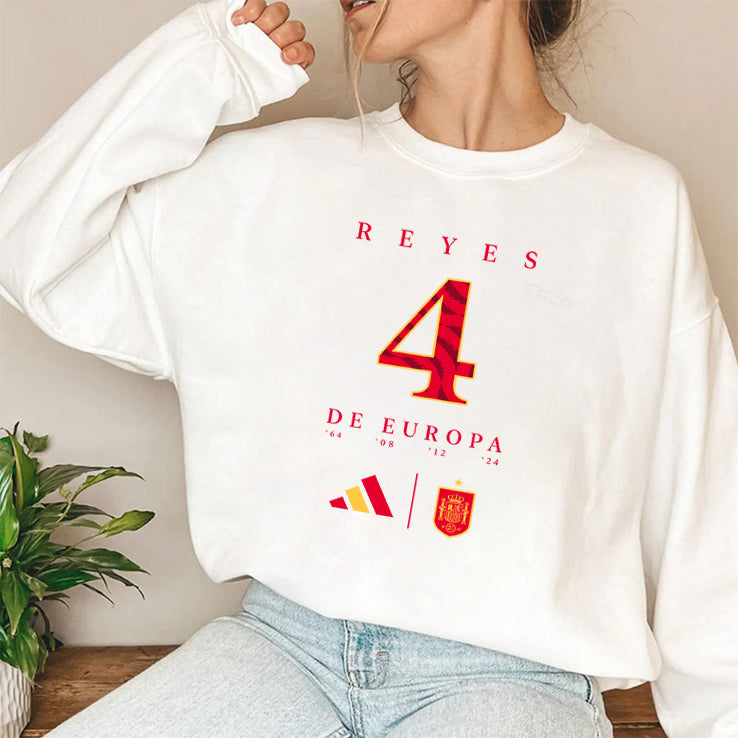 Spain Euro Winner Reyes 4 De Europa Euro 2024 Champions T Shirt