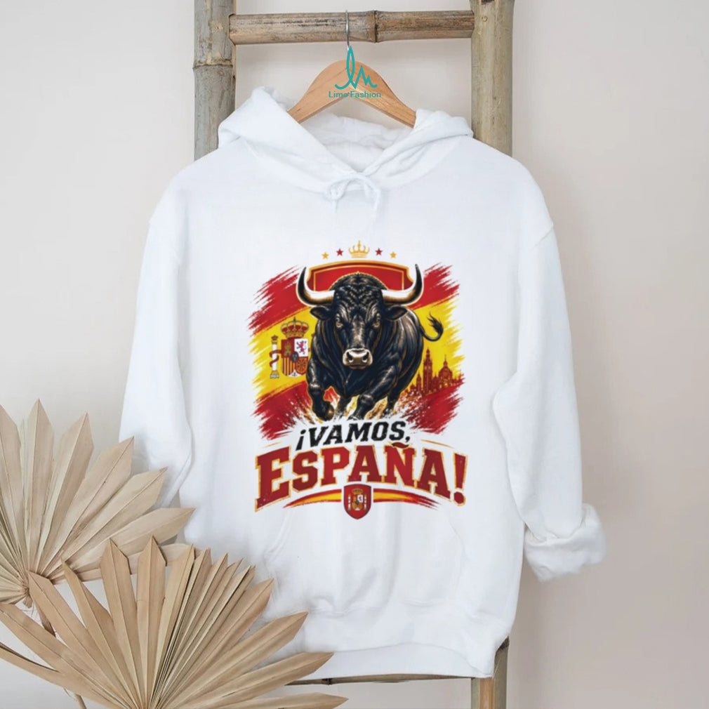Spain Soccer Champions World Cup 2026 Vamos España Bull shirt