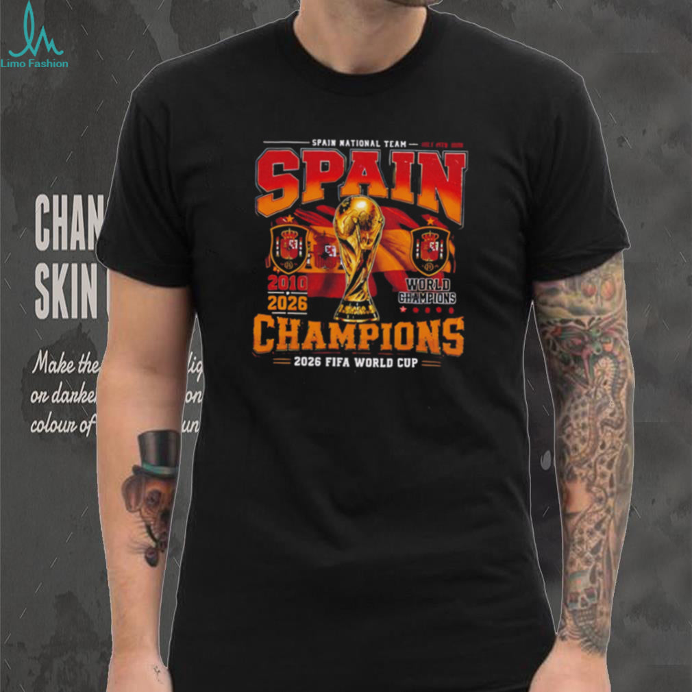Spain World Champions World Cup 2026 shirt