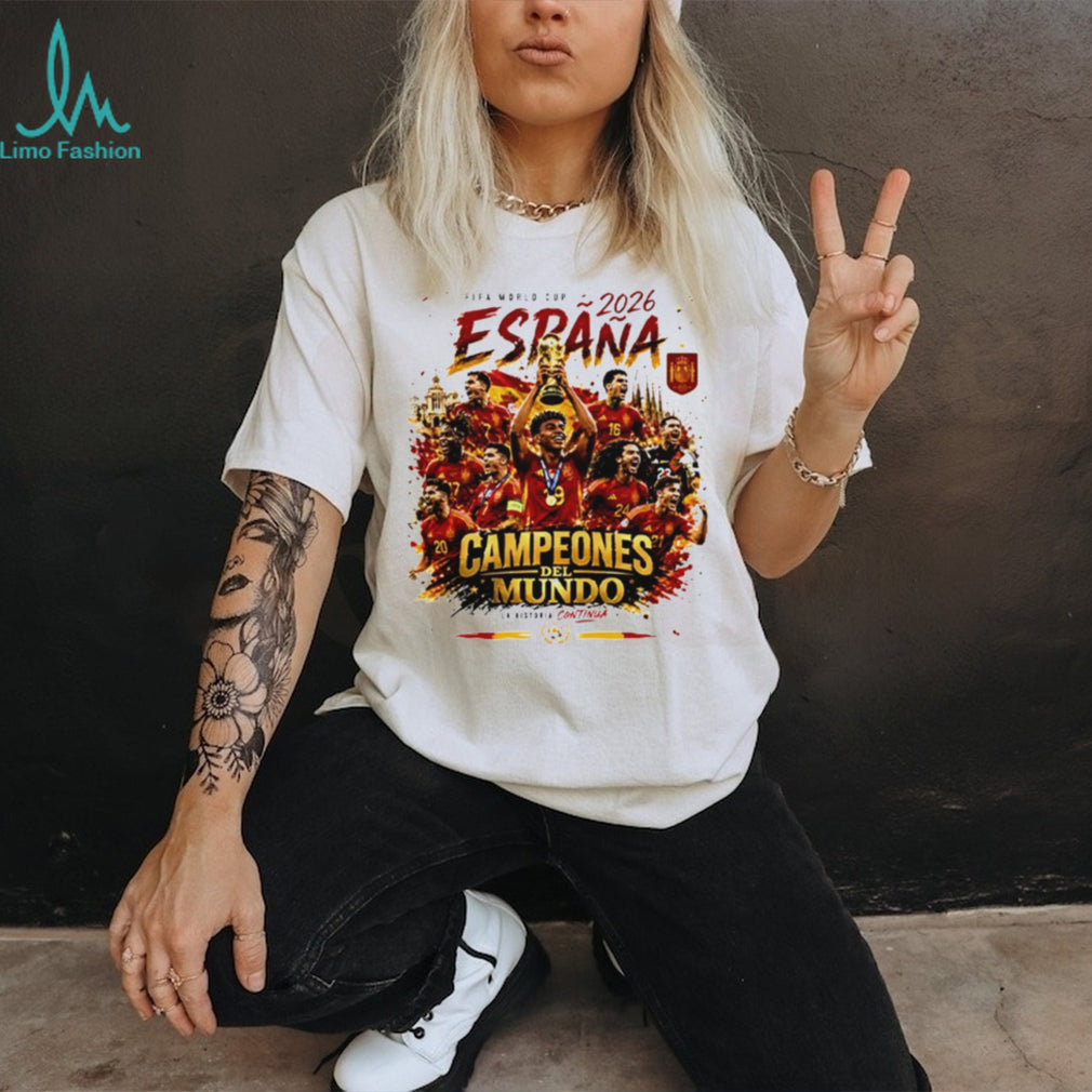 Spain World Cup 2026 Campeones Del Mundo Shirt