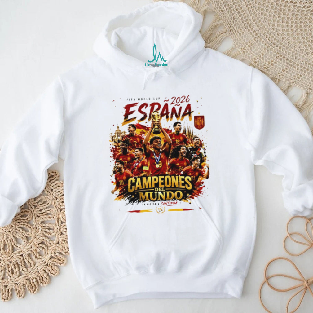 Spain World Cup 2026 Campeones Del Mundo Shirt