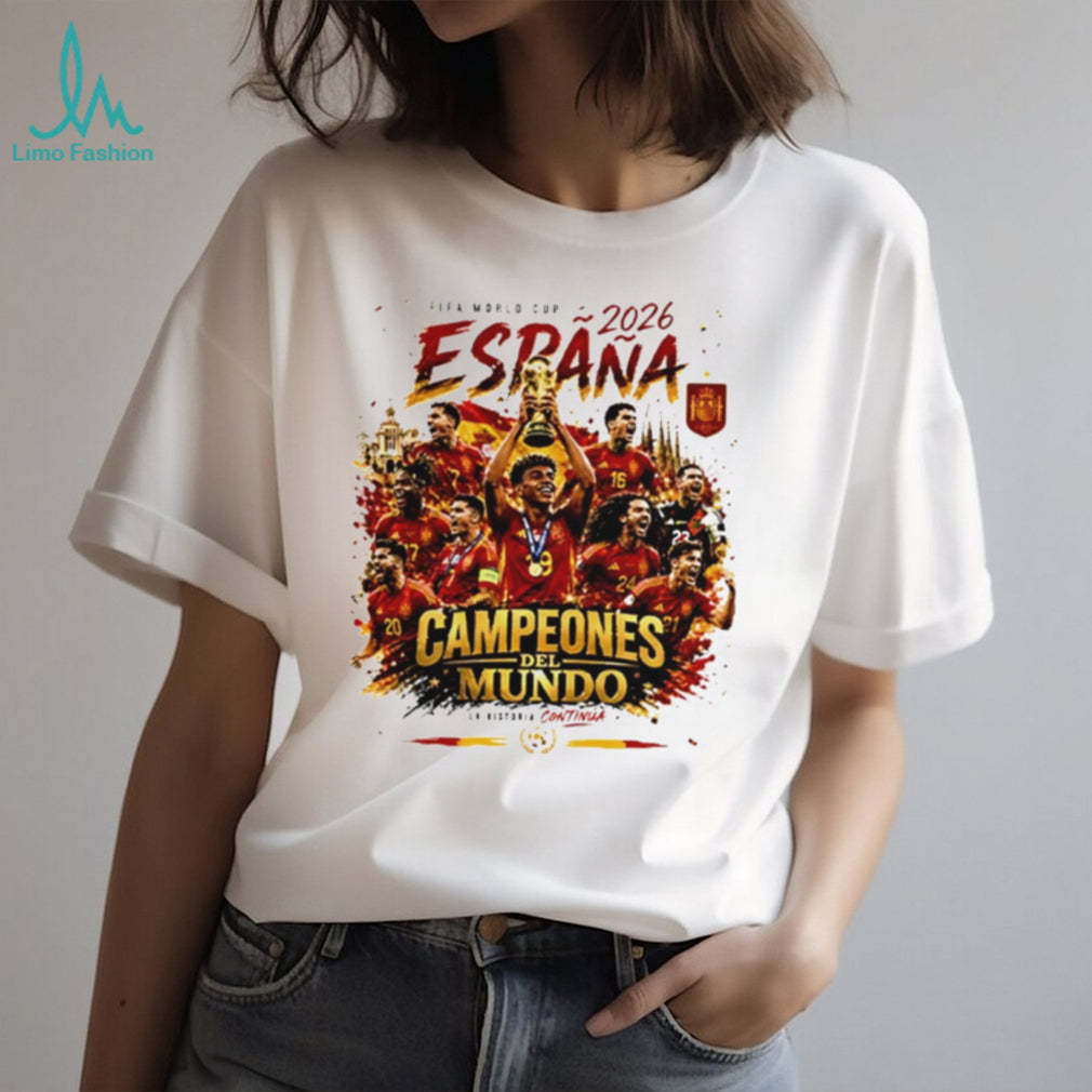 Spain World Cup 2026 Campeones Del Mundo Shirt
