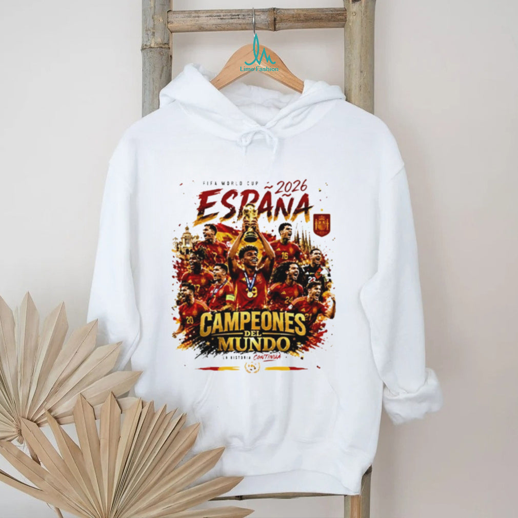 Spain World Cup 2026 Campeones Del Mundo Shirt
