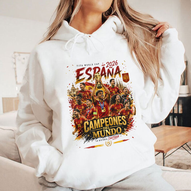 Spain World Cup 2026 Campeones Del Mundo T Shirt
