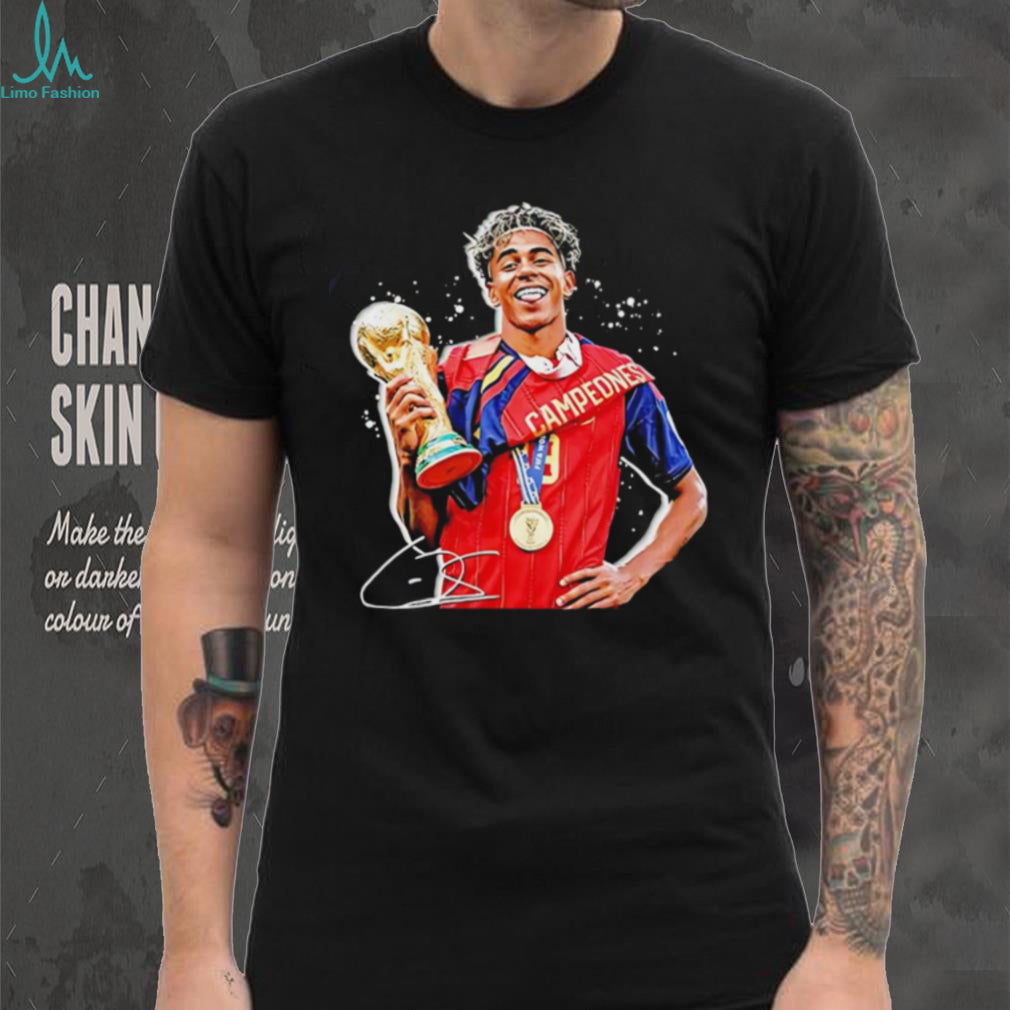 Spain World Cup Champion Lamine Yamal Signature 2026 shirt