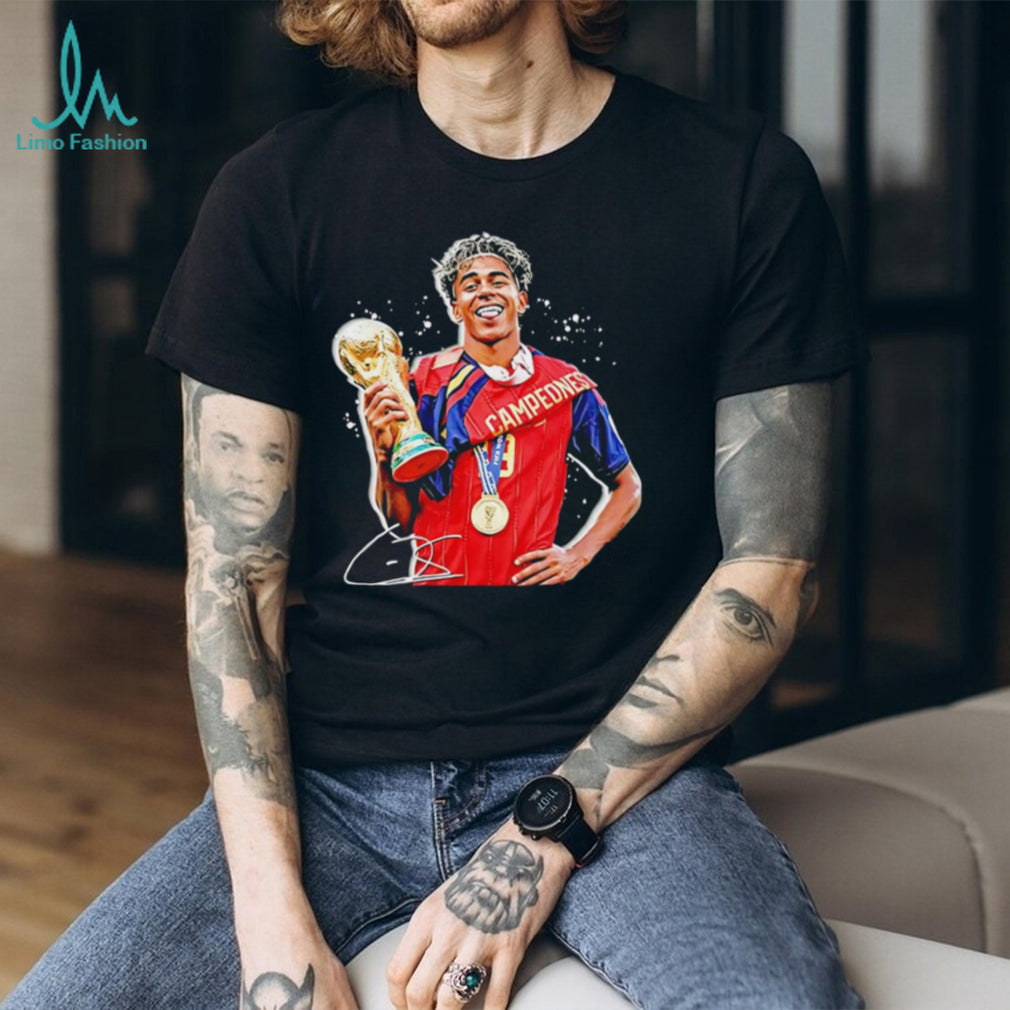 Spain World Cup Champion Lamine Yamal Signature 2026 shirt