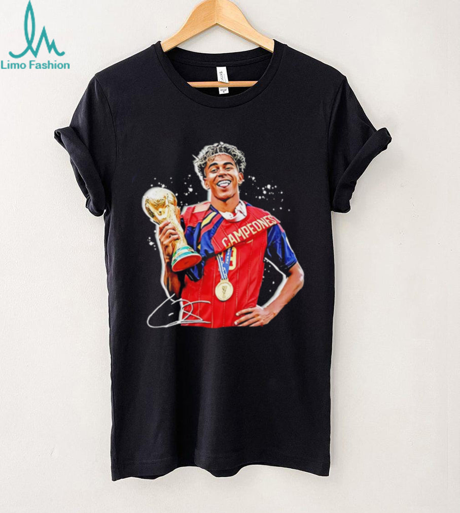 Spain World Cup Champion Lamine Yamal Signature 2026 shirt