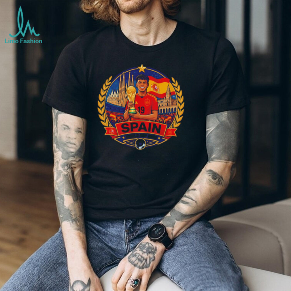 Spanish Soccer Champion World Cup 2026 illustration shirt