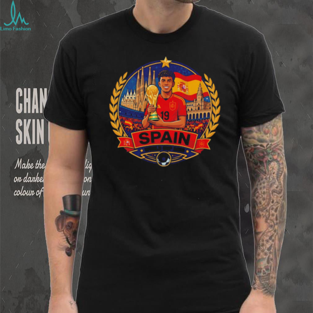 Spanish Soccer Champion World Cup 2026 illustration shirt
