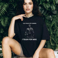 Spartan Warrior I Train For War Motivation Fitness Graphic T Shirt