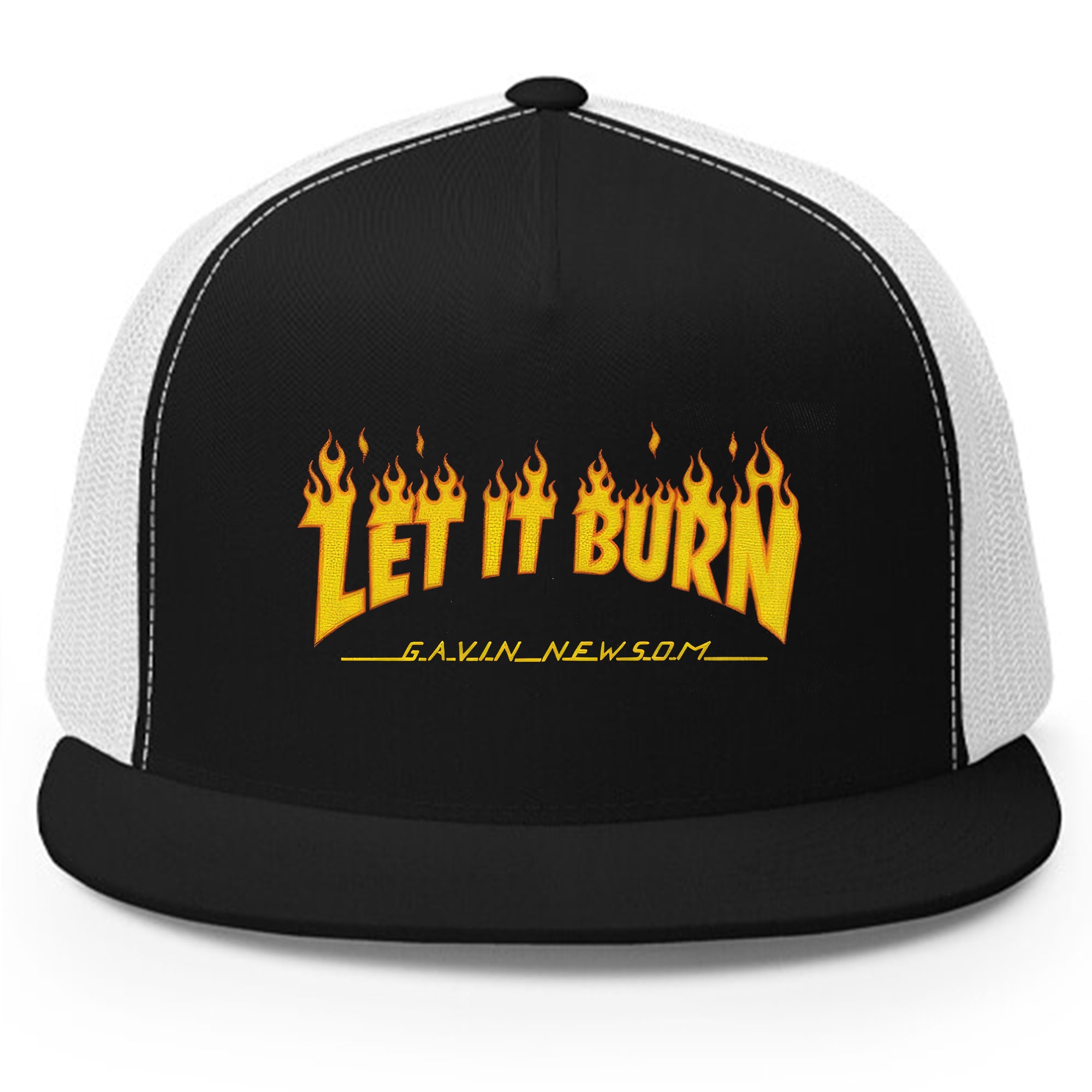 Spencer Pratt With Let It Burn Gavin Newsom Hat
