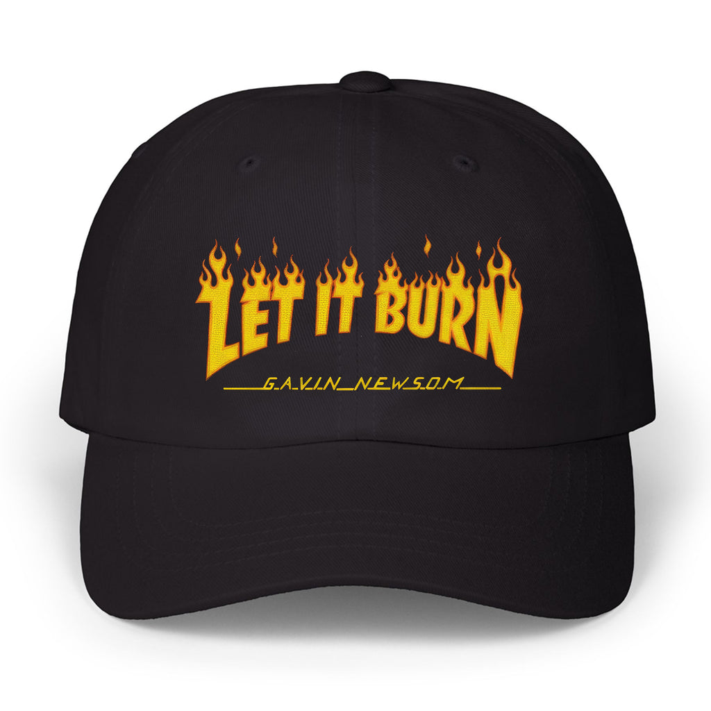 Spencer Pratt With Let It Burn Gavin Newsom Hat