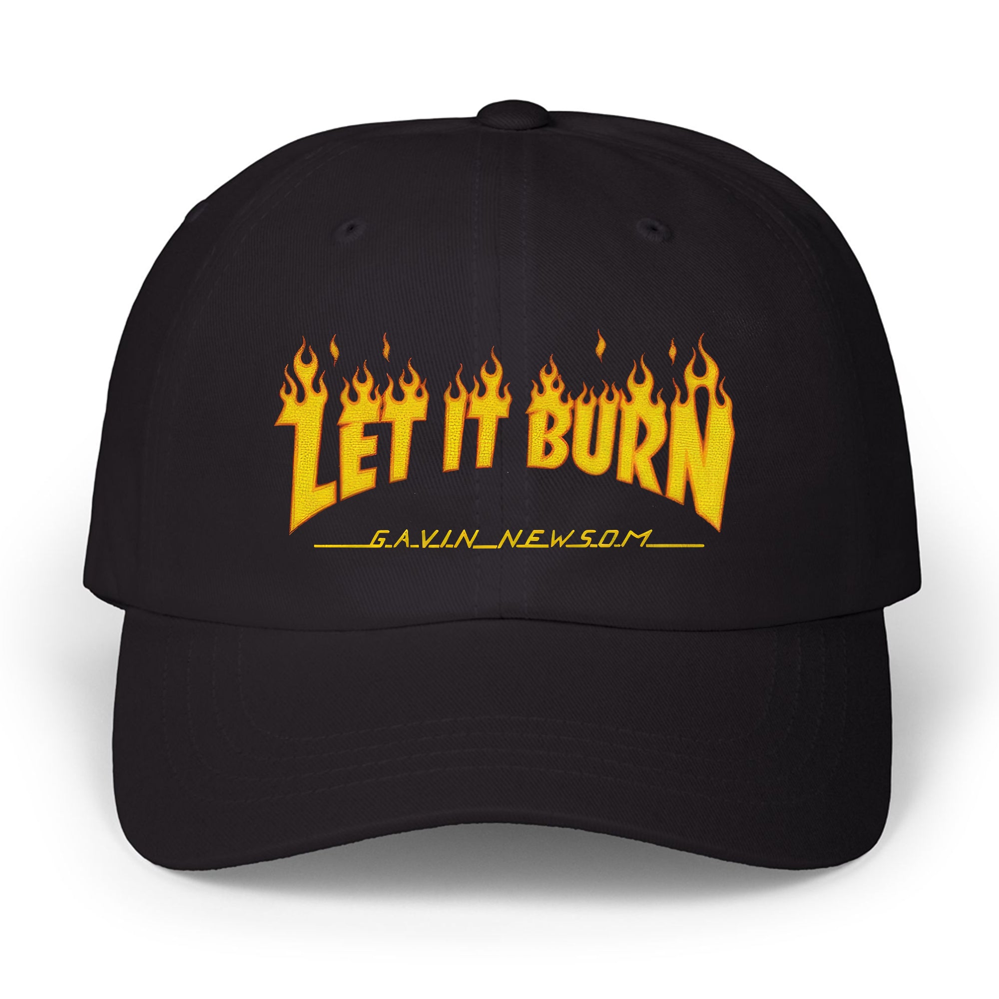 Spencer Pratt With Let It Burn Gavin Newsom Hat