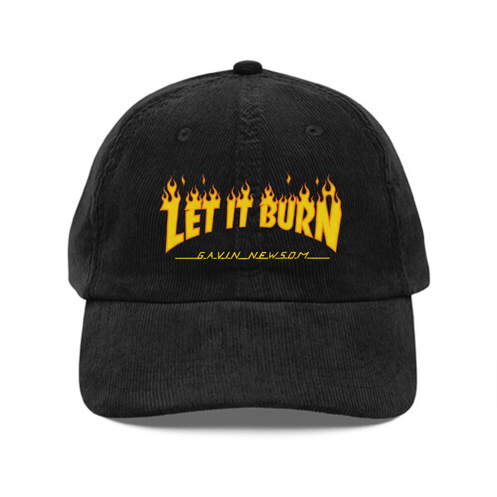 Spencer Pratt With Let It Burn Gavin Newsom Hat
