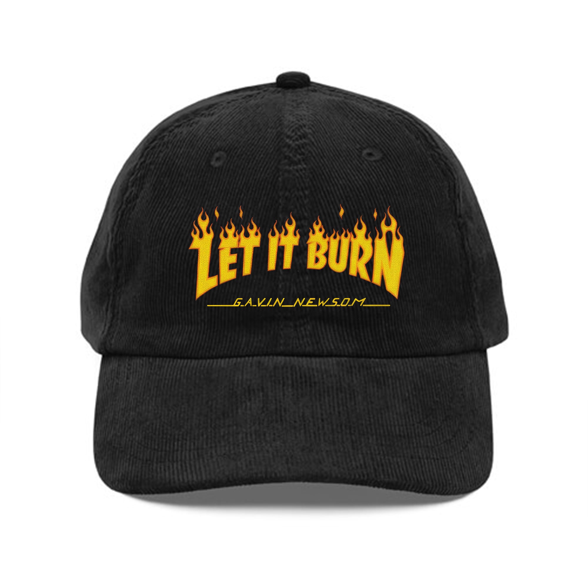 Spencer Pratt With Let It Burn Gavin Newsom Hat