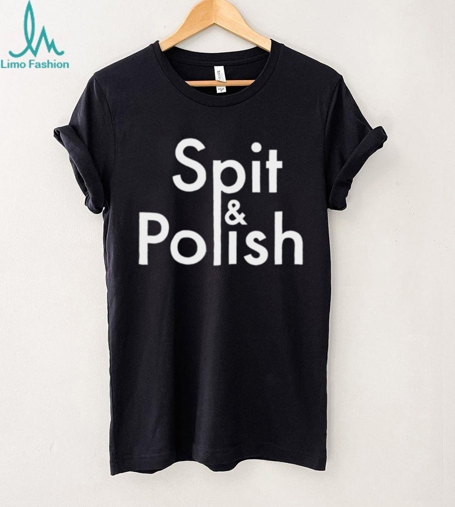 Spit & Polish idiom cleaning shining expression shirt