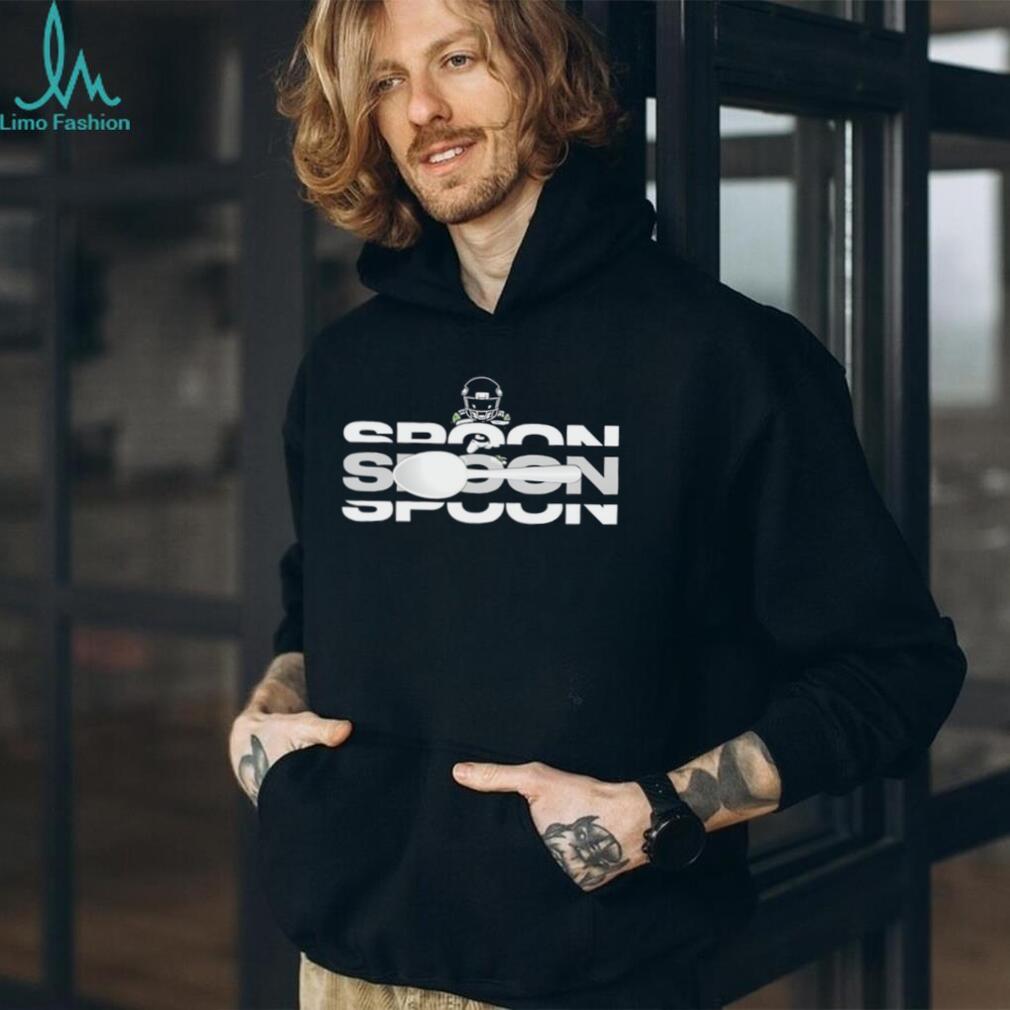 Spoon Seattle Football Catch Celebration Retro Sports Graphic Apparel Men Fans Athletic T Shirt
