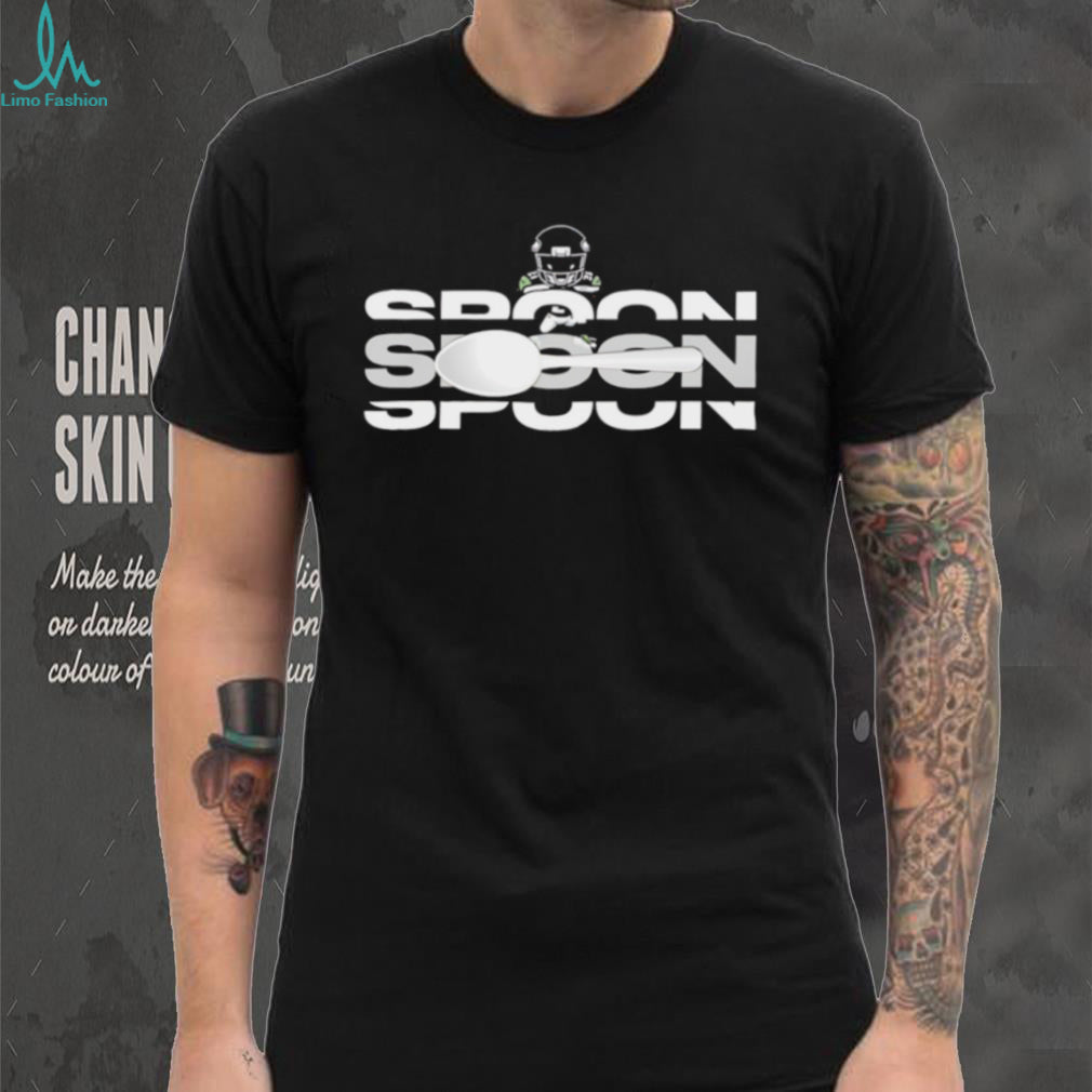 Spoon Seattle Football Catch Celebration Retro Sports Graphic Apparel Men Fans Athletic T Shirt
