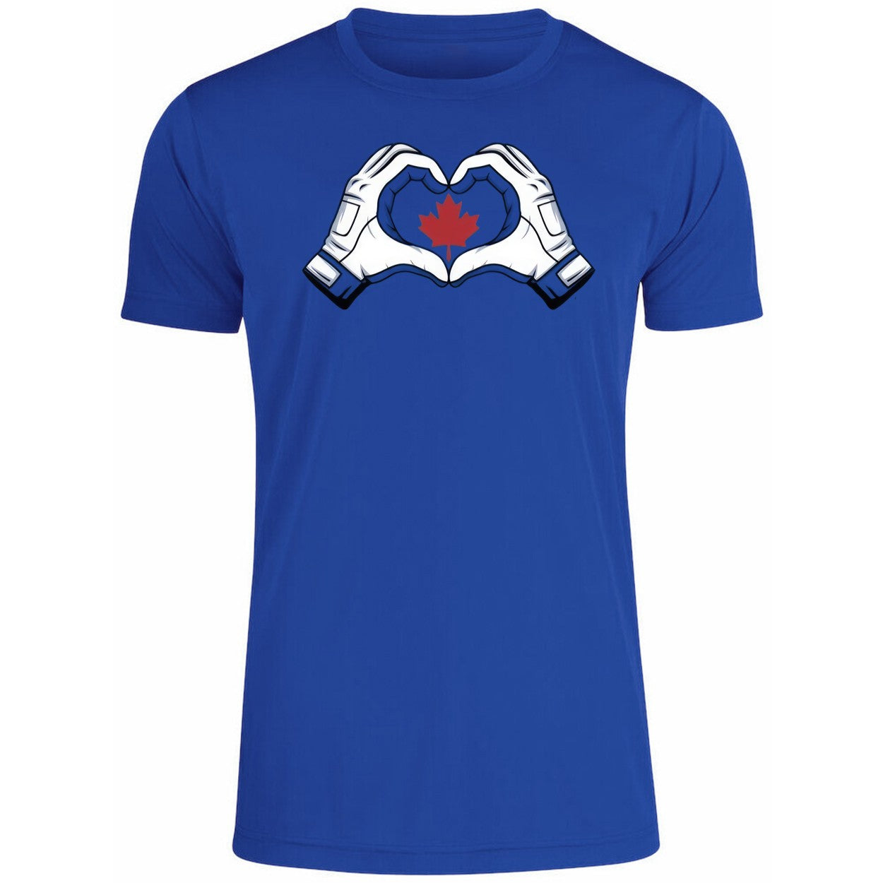 Springer gifted Vladdy heart celebration and a Maple Leaf Shirt