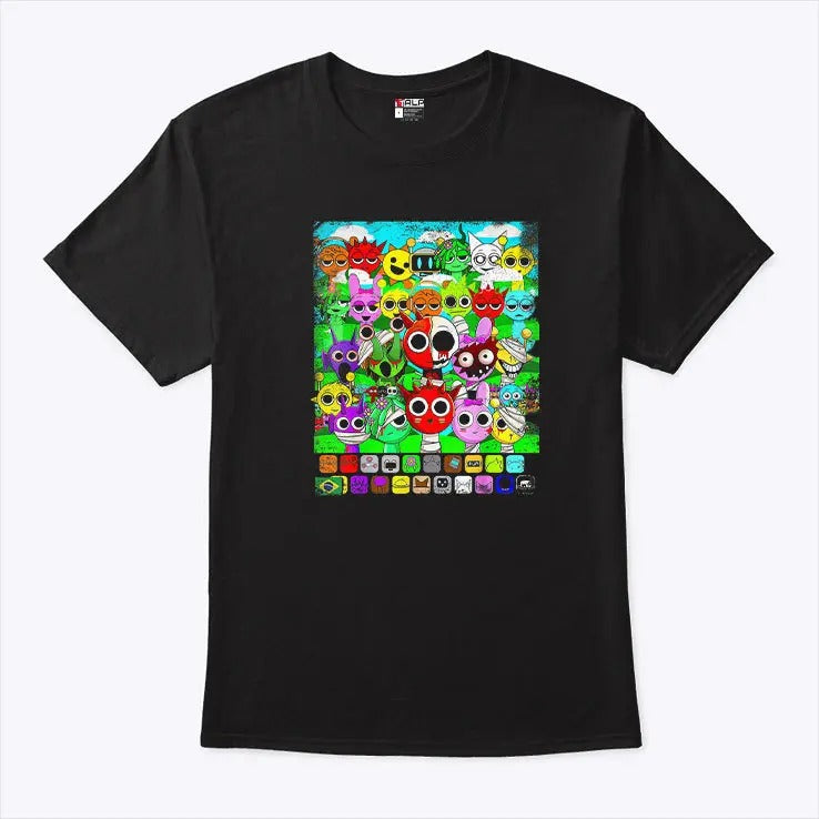Sprunki Beats Team T Shirt