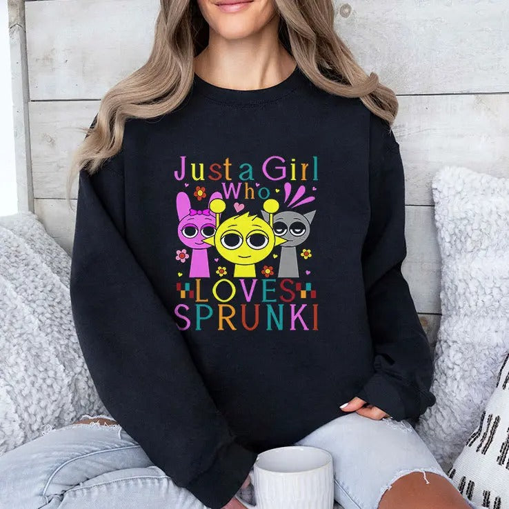Sprunki Just A Girl Who Loves Sprunki T Shirt