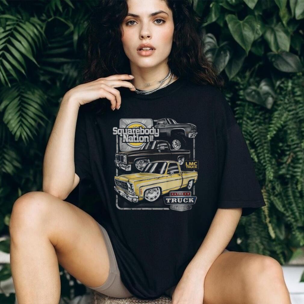 Squarebody Nation The Truck Gathering Classic Pickup Truck Shirt