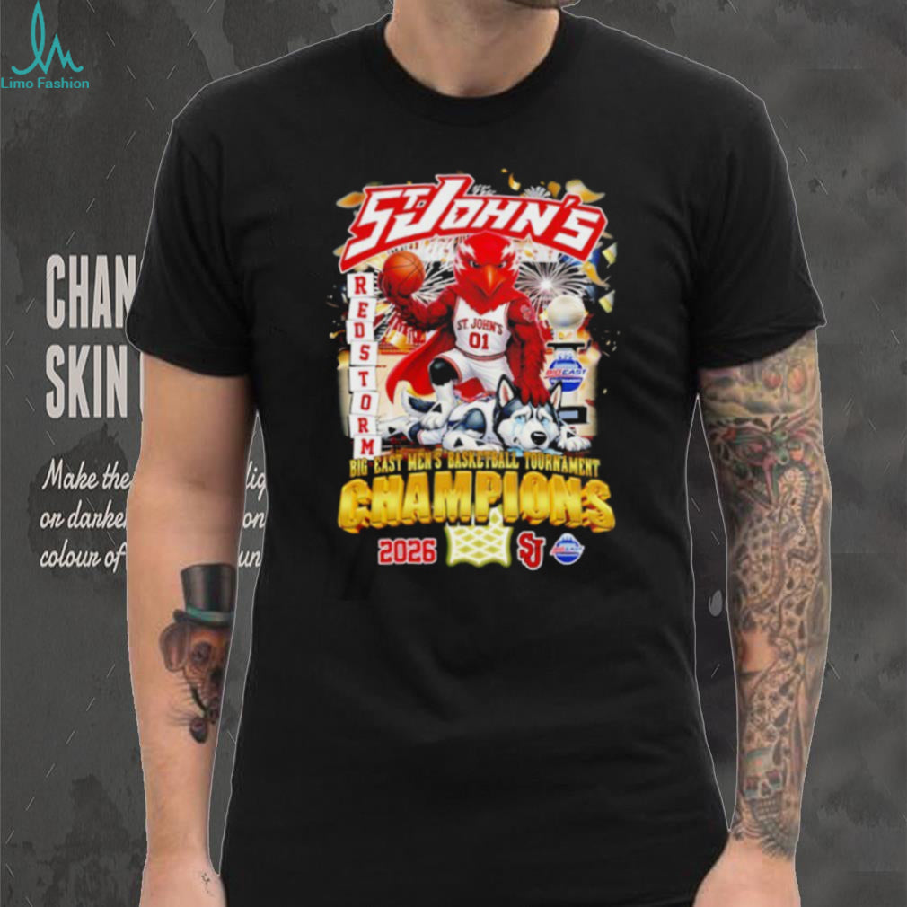 St. John’s Red Storm 2026 Big East Men’s Basketball Tournament Champions T Shirt