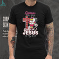 St. Louis Cardinals Christian Fan T Shirt Jesus in my Heart Cardinals in my Veins Baseball T Shirt