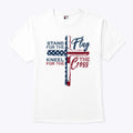 Stand For The Flag Kneel For The Cross T Shirt