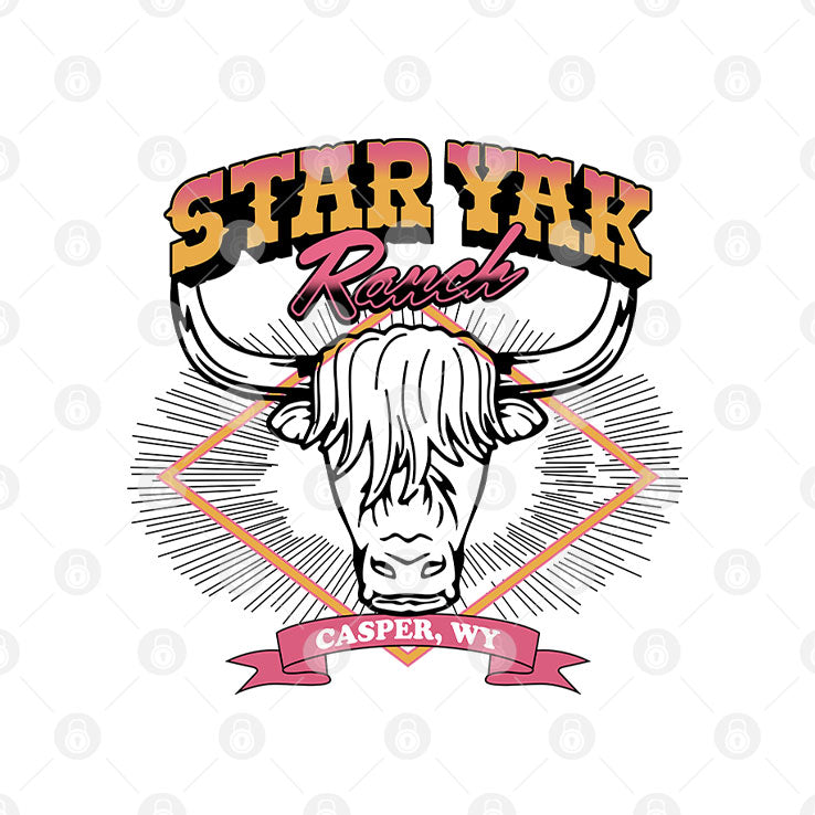Star Yak Ranch Casper Wy T Shirt