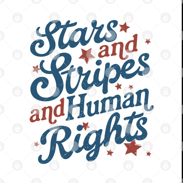 Stars And Stripes And Human Rights Liberty And Justice For All 250 Years Shirt
